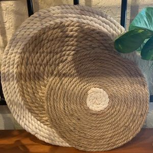 Jute Disk Decor set